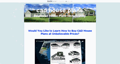 Desktop Screenshot of cadhouseplans.com